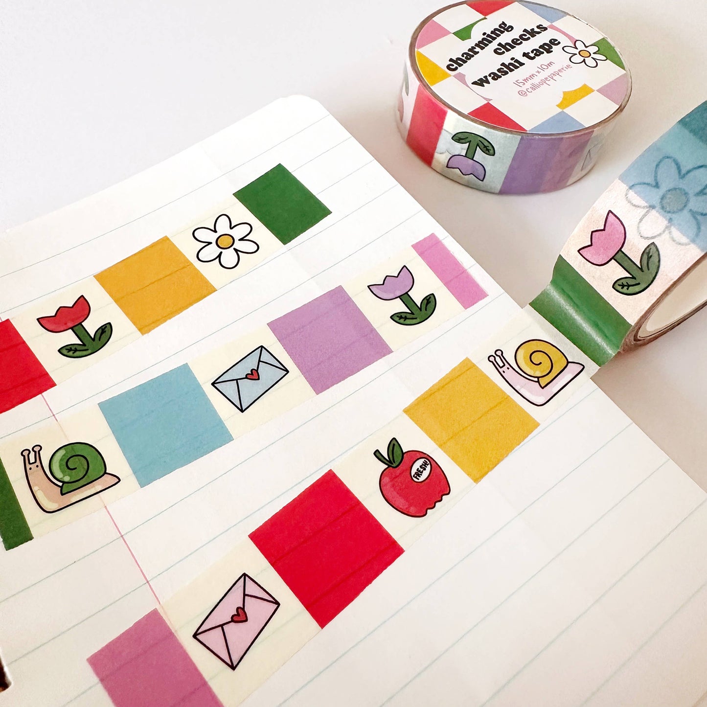 Charming Checks Washi Tape