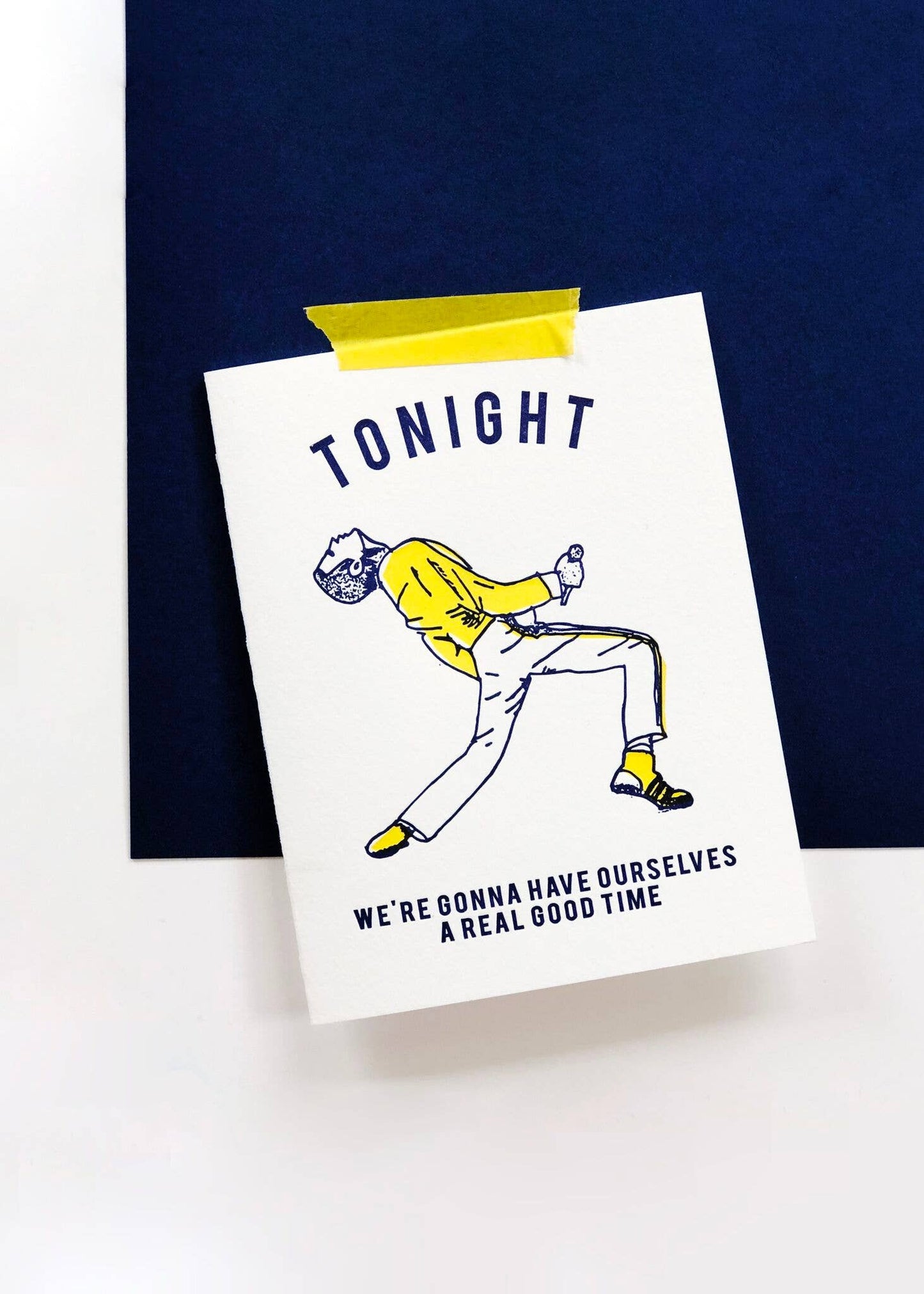 Freddie Birthday - Letterpress Birthday Greeting Card