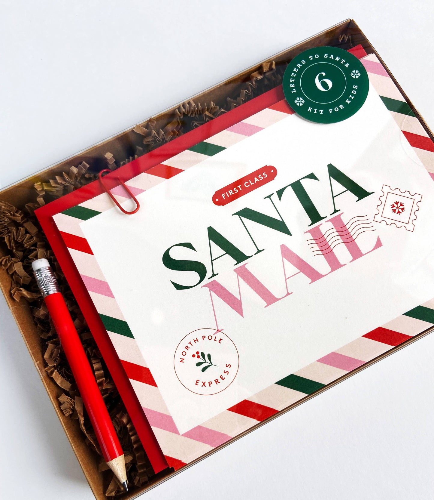 Santa Mail: Letters to Santa- Kit for Kids