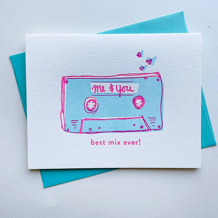 Mixtape Love - Love and Valentine's Day Greeting Card