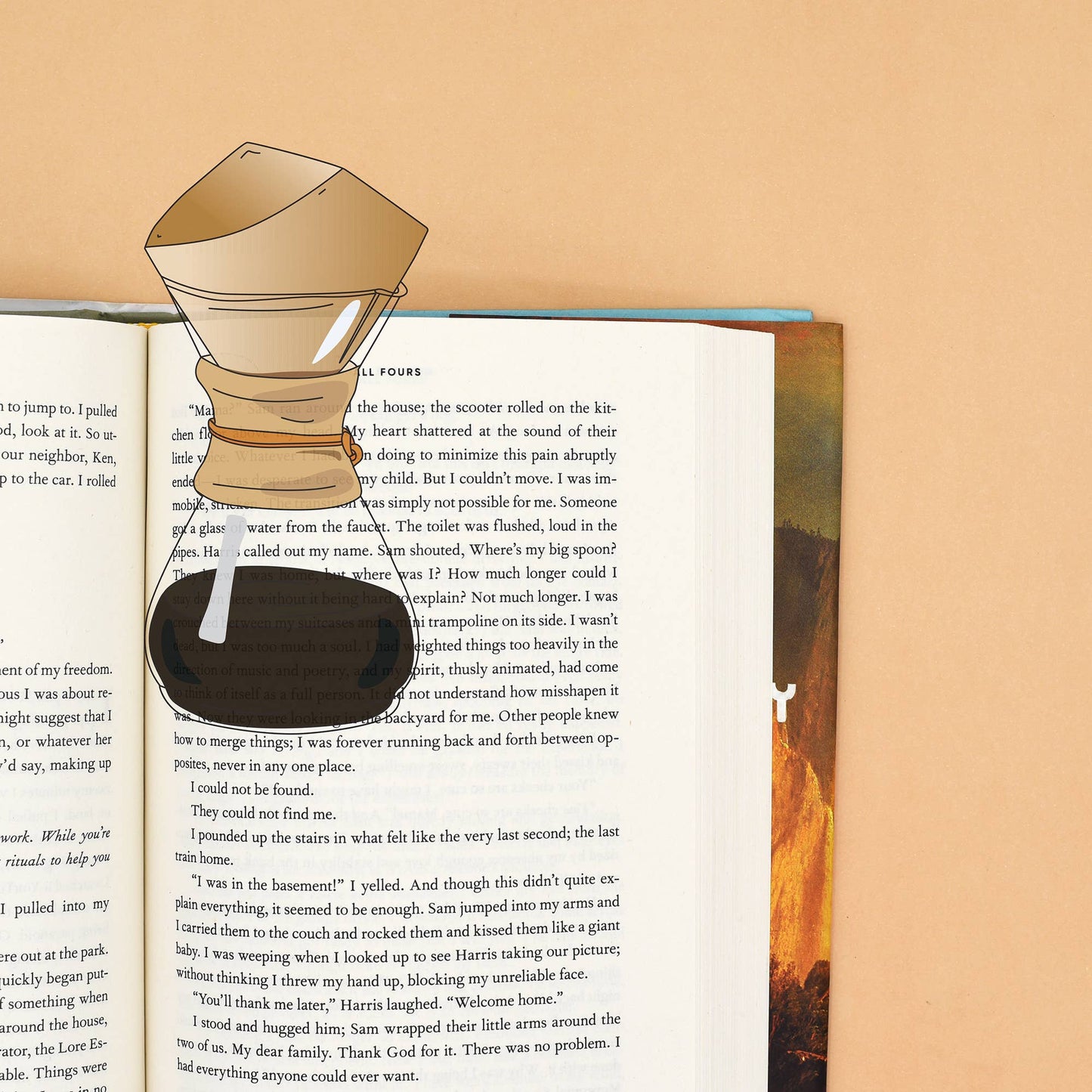 Coffee Bookmark (it's die cut!)