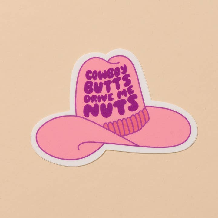 Cowboy Butts Vinyl Sticker