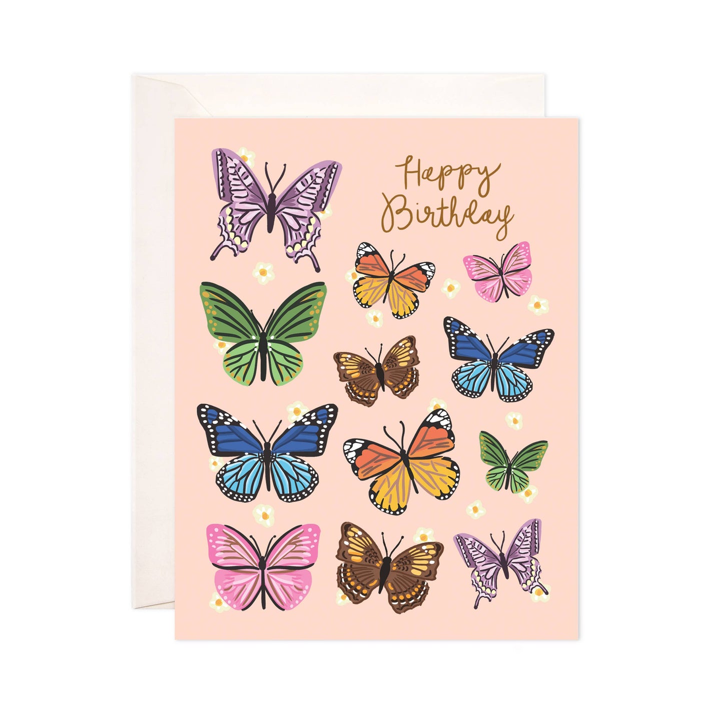 Birthday Butterflies Greeting Card - Birthday Card