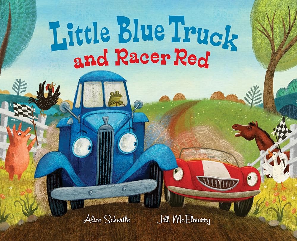Little Blue Truck and Racer Red cover image