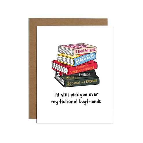 Fictional Boyfriends Love Card