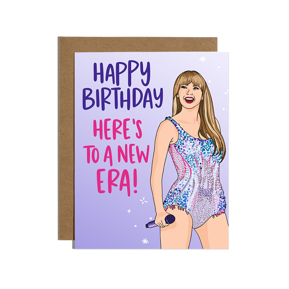 Taylor Swift Here's To A New Era Birthday Card