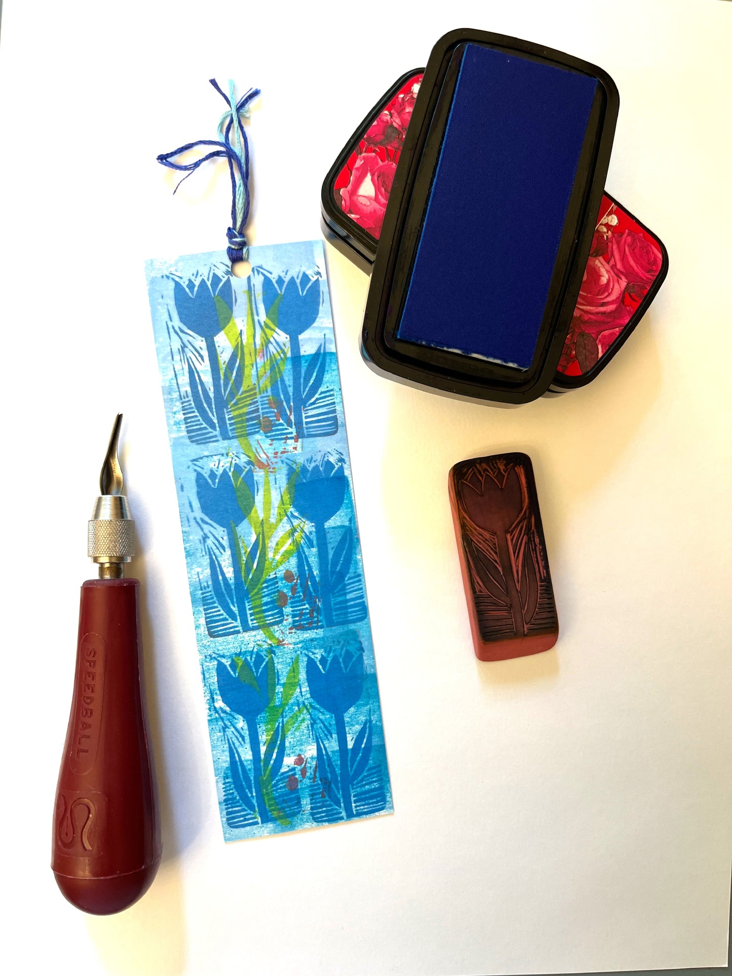 The Art of the Bookmark - Eraser Stamp Printmaking Workshop
