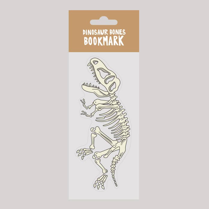 Dinosaur Bones Bookmark (it's die cut!)