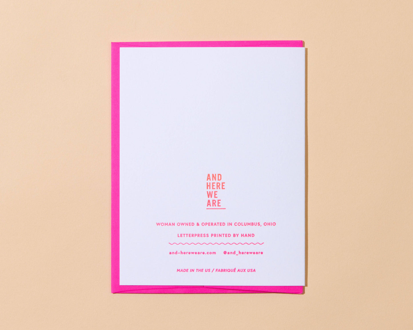 Still BFFS Anniversary Letterpress Greeting Card