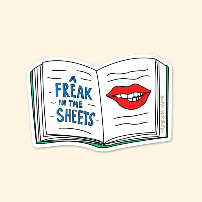 Freak in the Sheets - Book Sticker