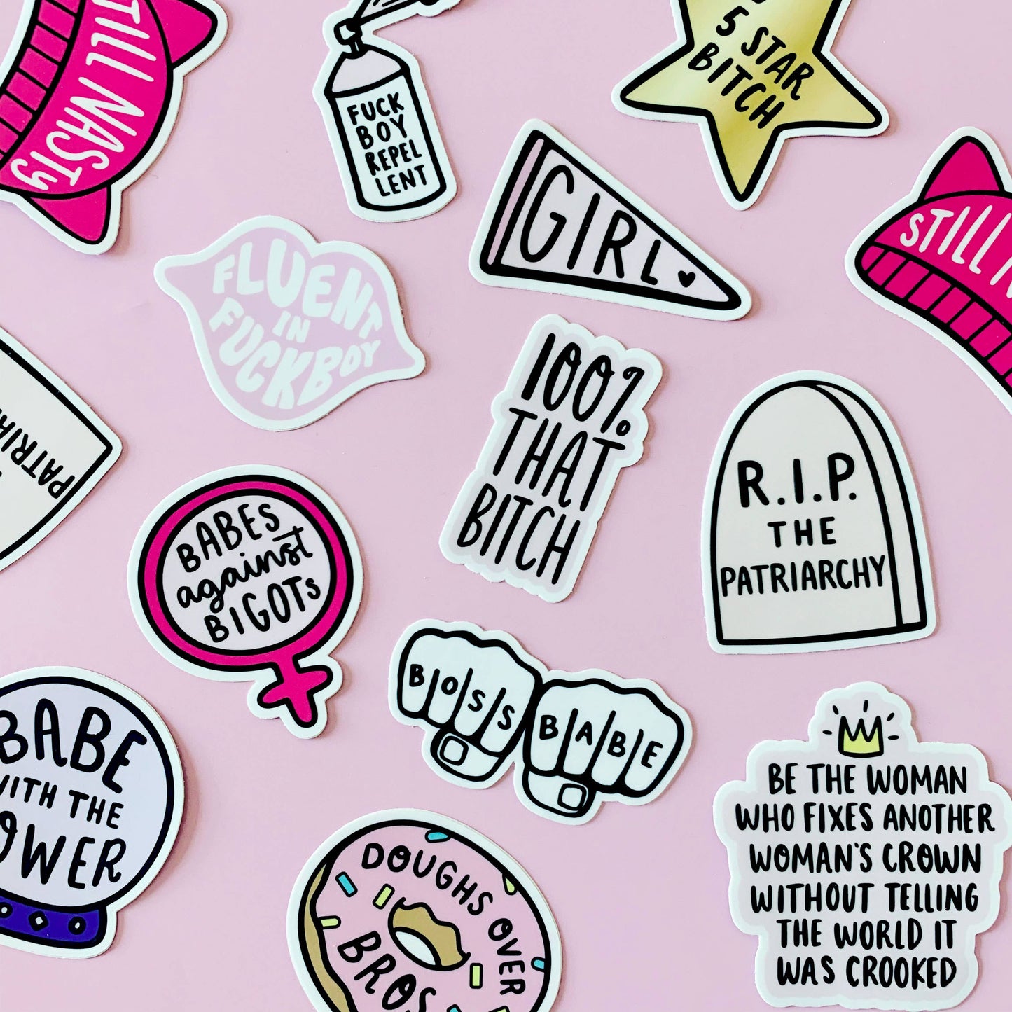 Crystal Ball Babe With The Power Sticker