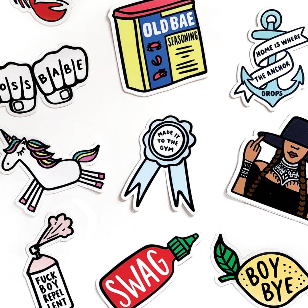 Boy Bye Lemon Sticker