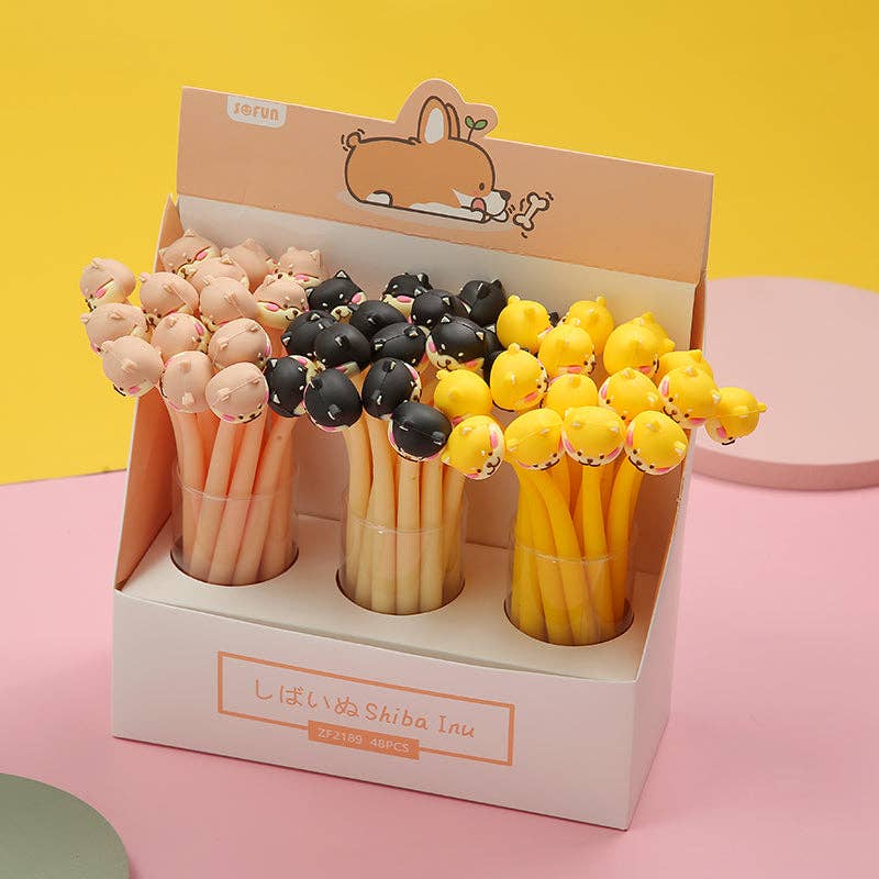 Shiba Inu Wiggle Gel Pen