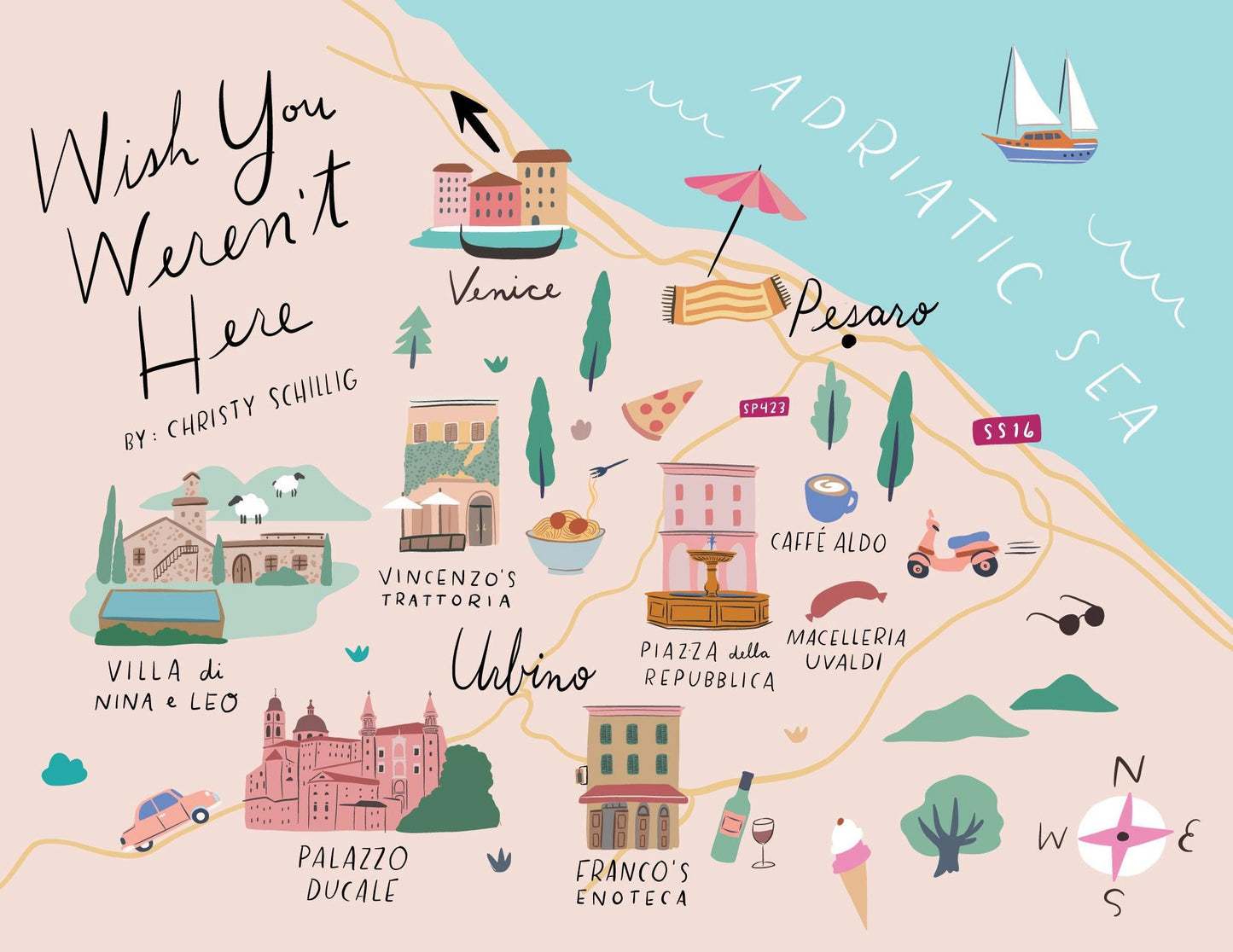 Wish You Weren't Here: An Italian Summer Romance by Christy Schillig (PREORDER CAMPAIGN June 2, 2026)