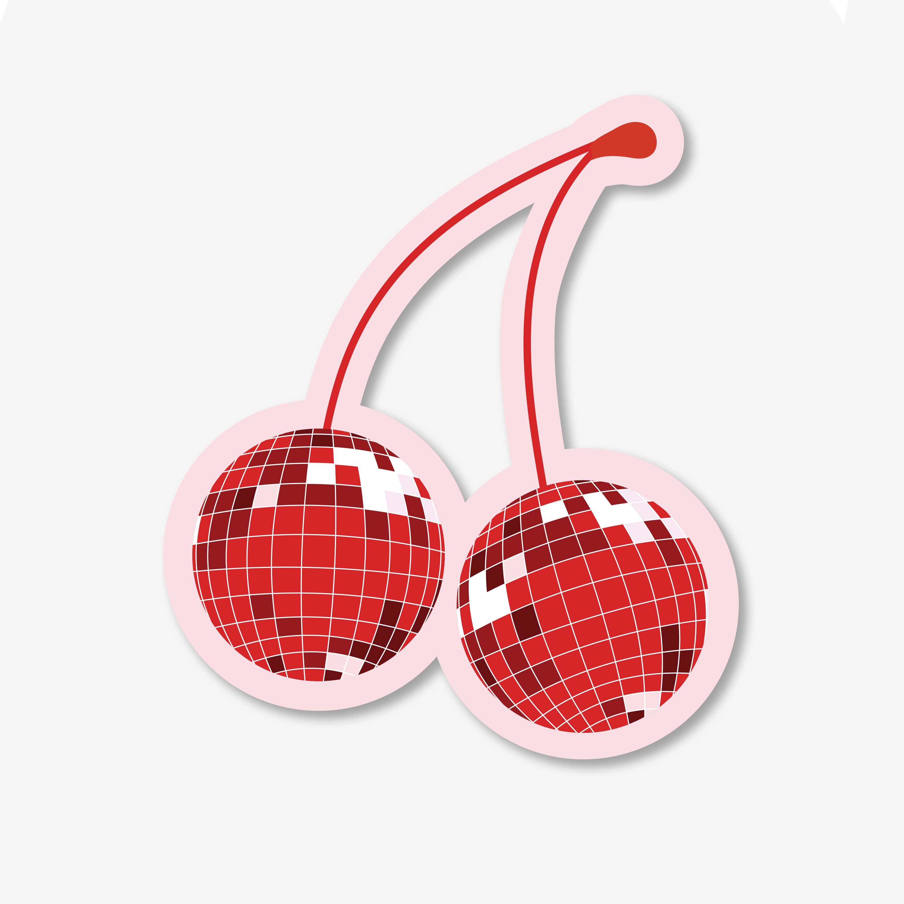 Disco Cherries Vinyl Sticker – Dear Reader Books & Stationery