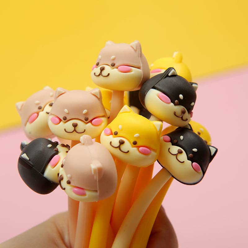 Shiba Inu Wiggle Gel Pen