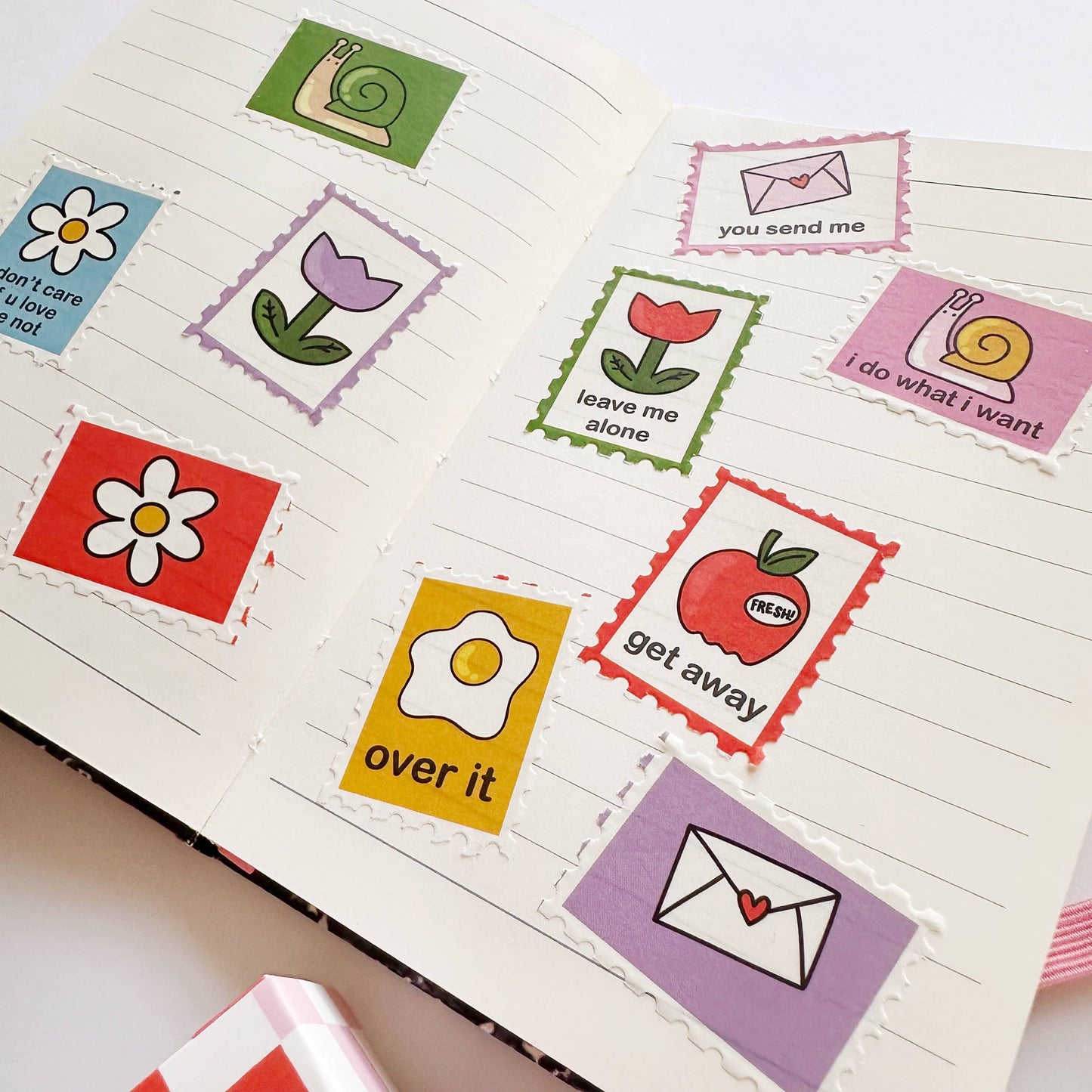 Cheeky Checks Faux-stage Stamp Washi