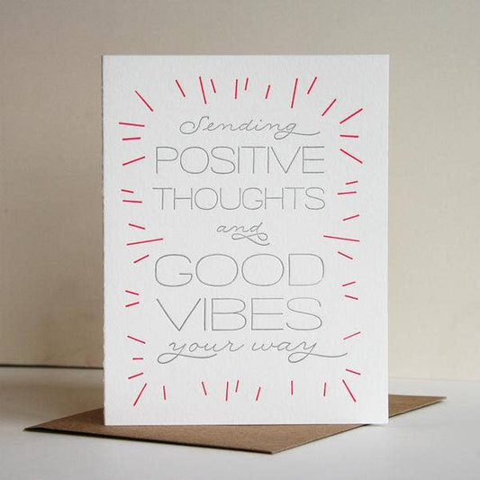 Sympathy and Encouragement Card - Good Vibes