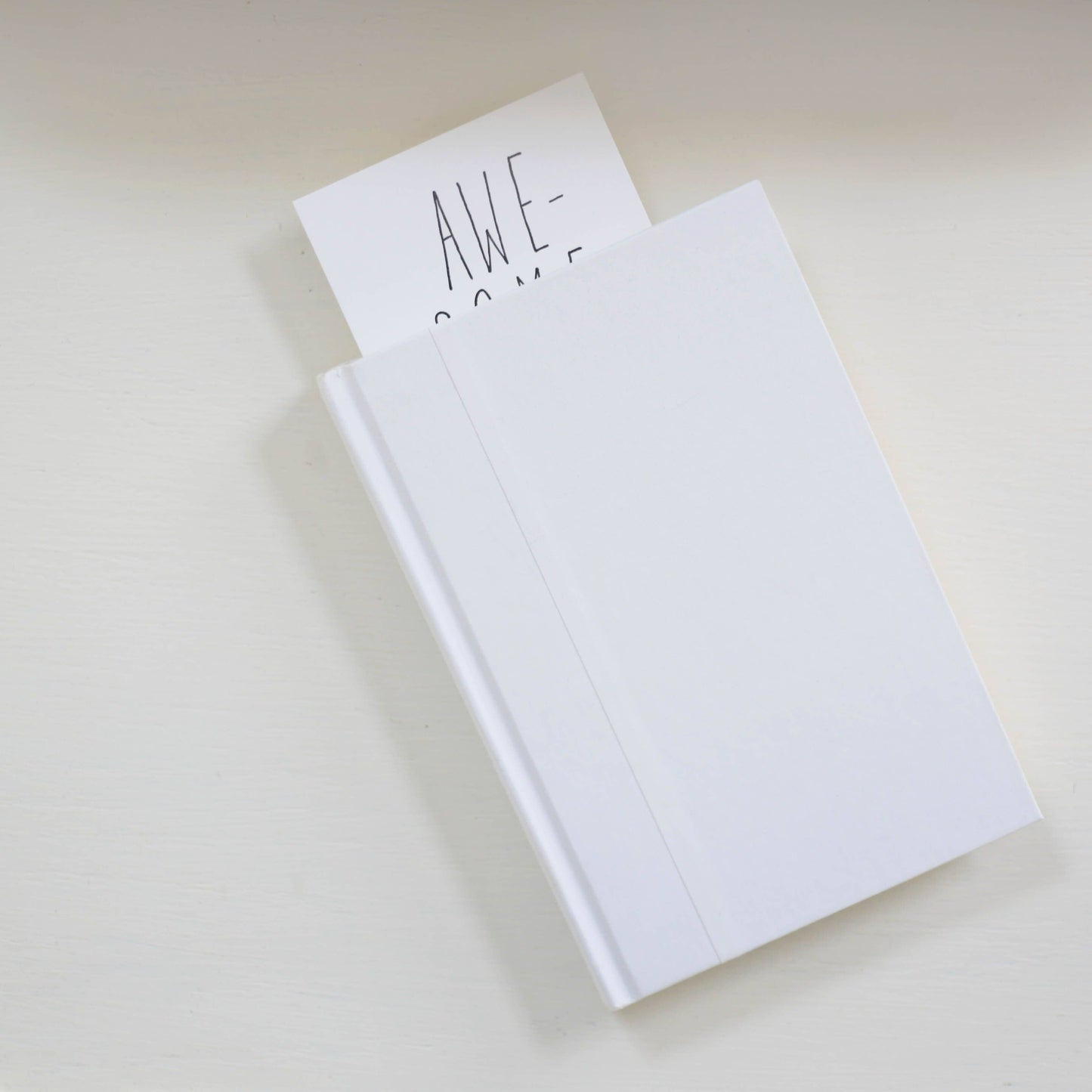 Awesome People Read - Typographic Letterpress Bookmark