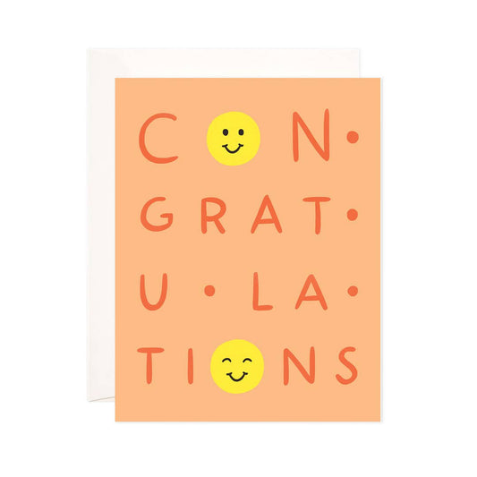 Smile Congrats Greeting Card