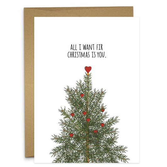 Fir Christmas Greeting Card