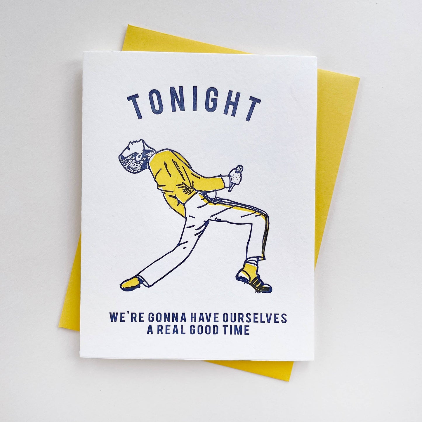 Freddie Birthday - Letterpress Birthday Greeting Card