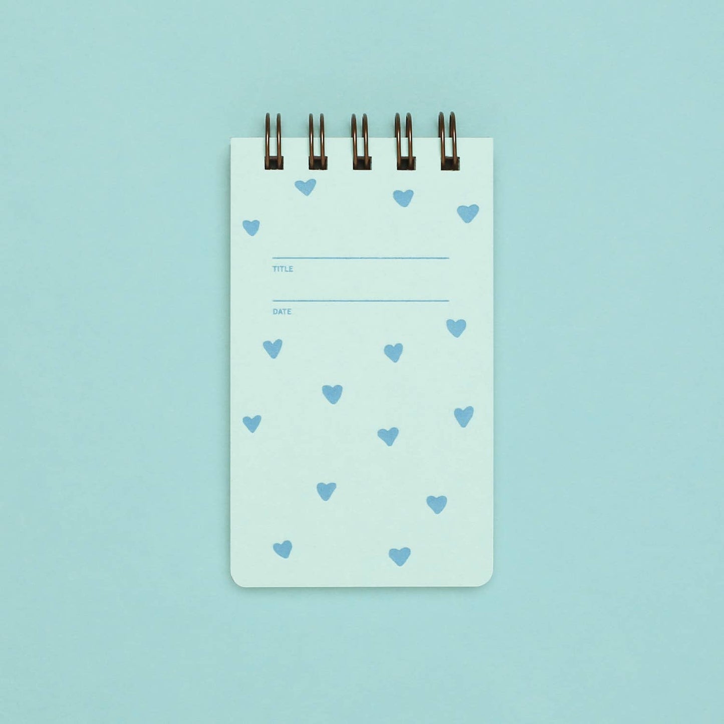 Reporter Notebook - Blue Hearts