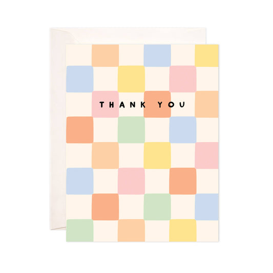 Thank You Checkers Greeting Card - Thank You Card