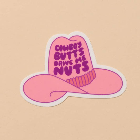 Cowboy Butts Vinyl Sticker