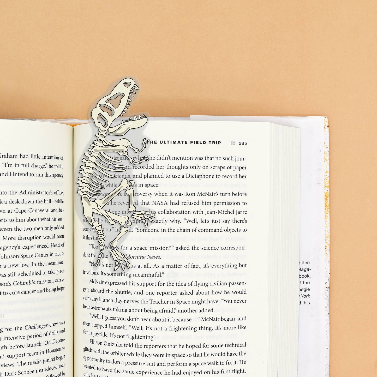 Dinosaur Bones Bookmark (it's die cut!)