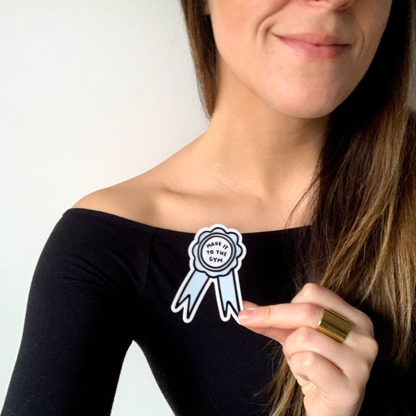 Made It to the Gym Sticker