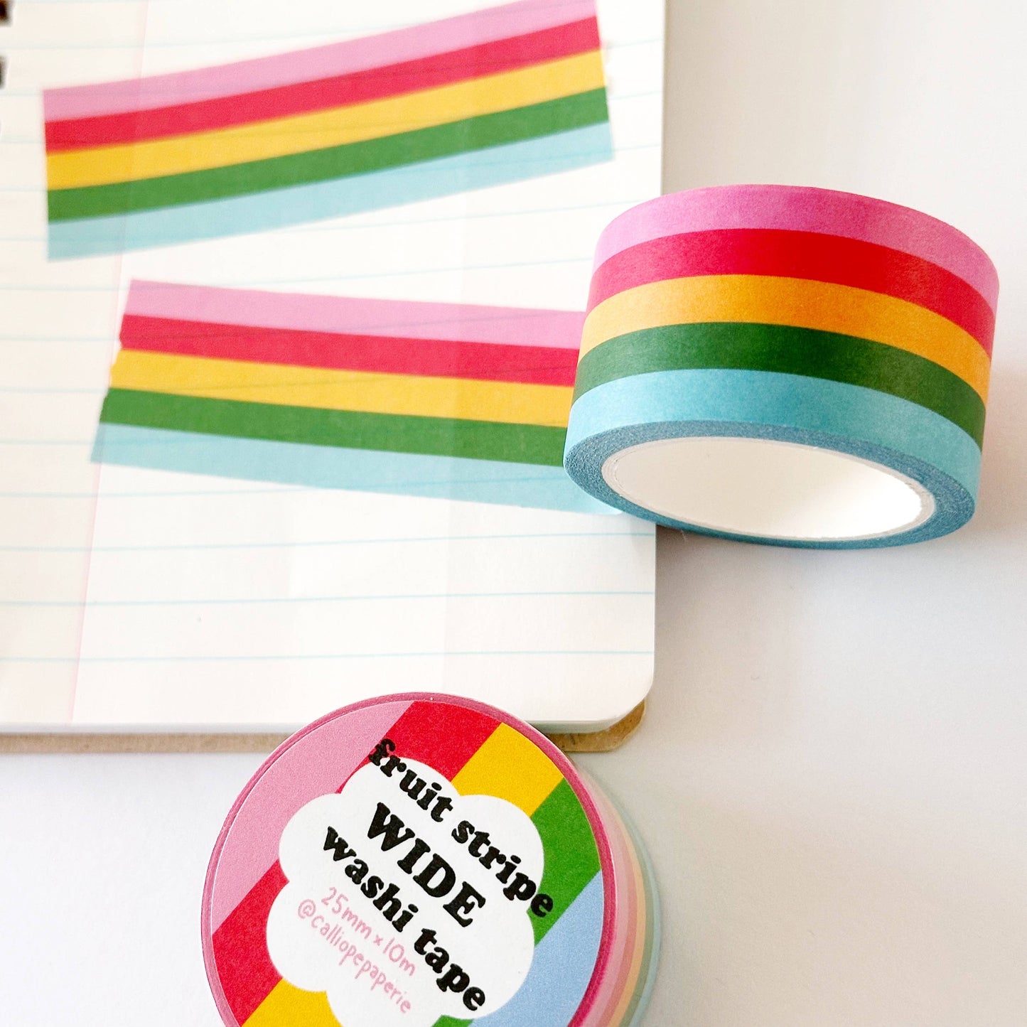 Fruit Stripe Wide Washi Tape