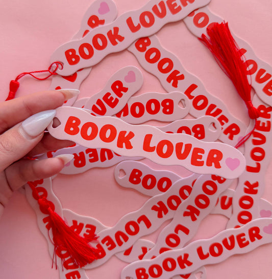 Book Lover Die Cut Bookmark