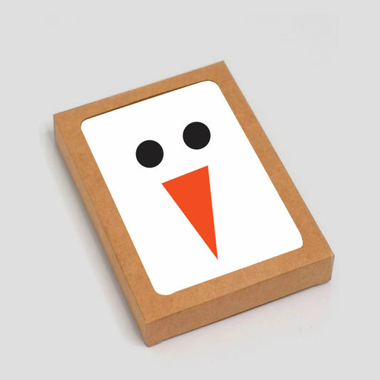 Snowman Design: Boxed Set of 6 Cards