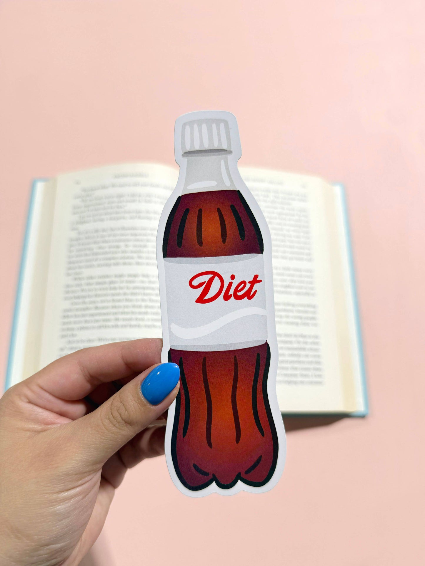 Diet Soda Die Cut Bookmark