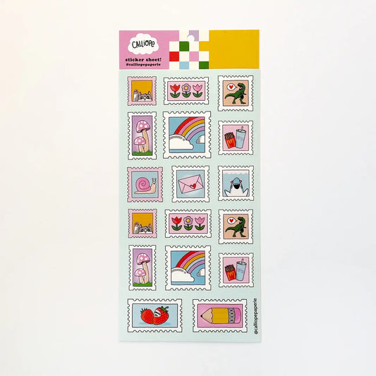 Sweet Stamps Clear Sticker Sheet