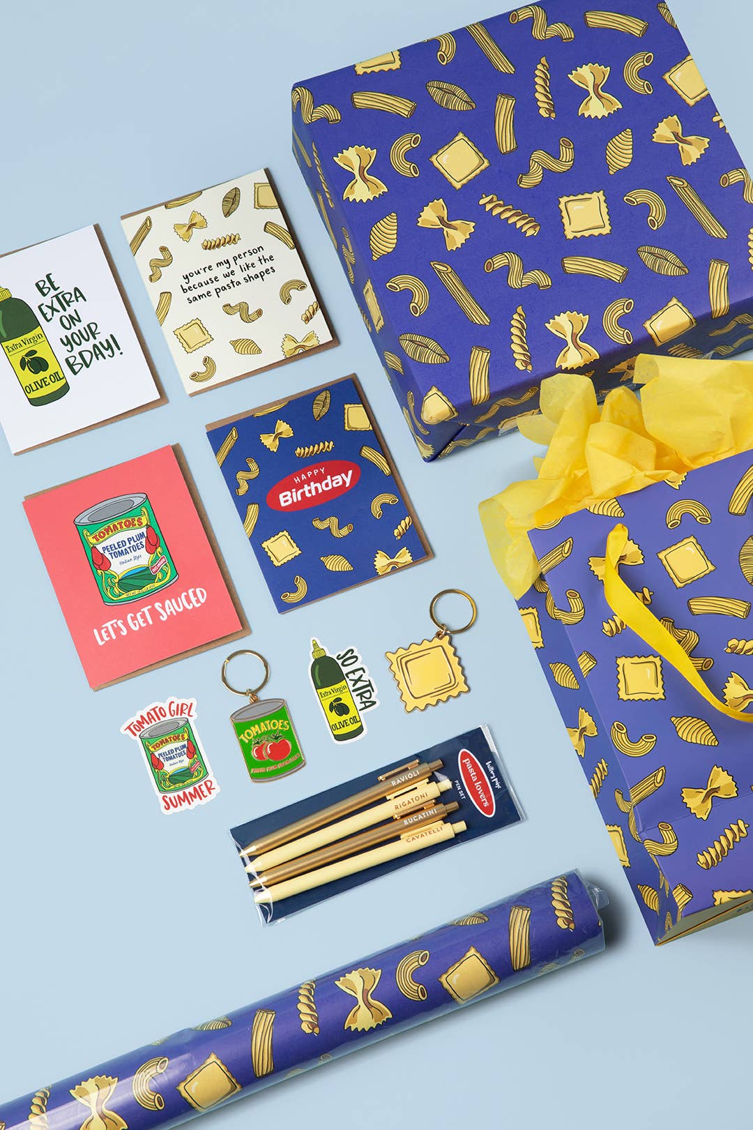 Pasta Birthday Card