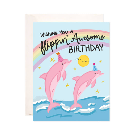 Flippin' Awesome Birthday Greeting Card - Birthday Card