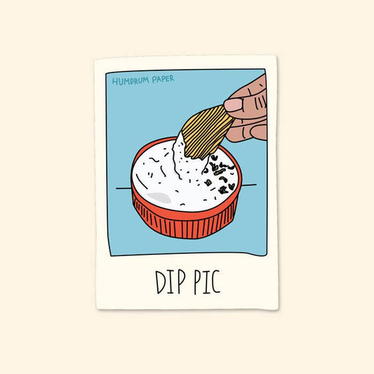 Dip Pic Chip Sticker