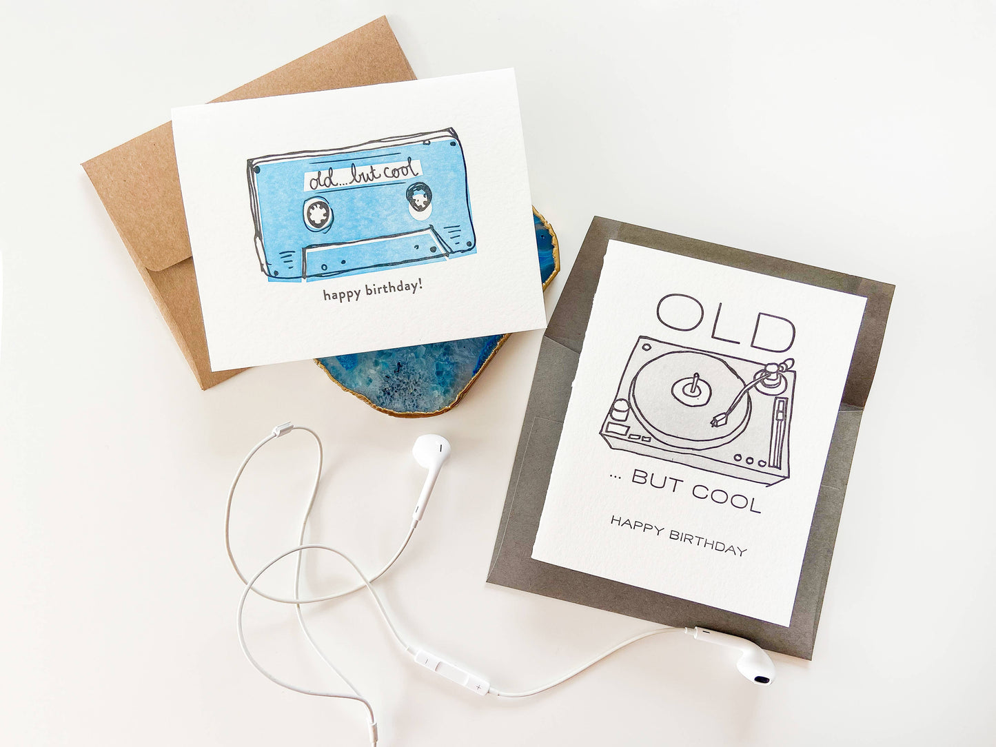 Cool Mixtape Birthday - Letterpress Birthday Greeting Card
