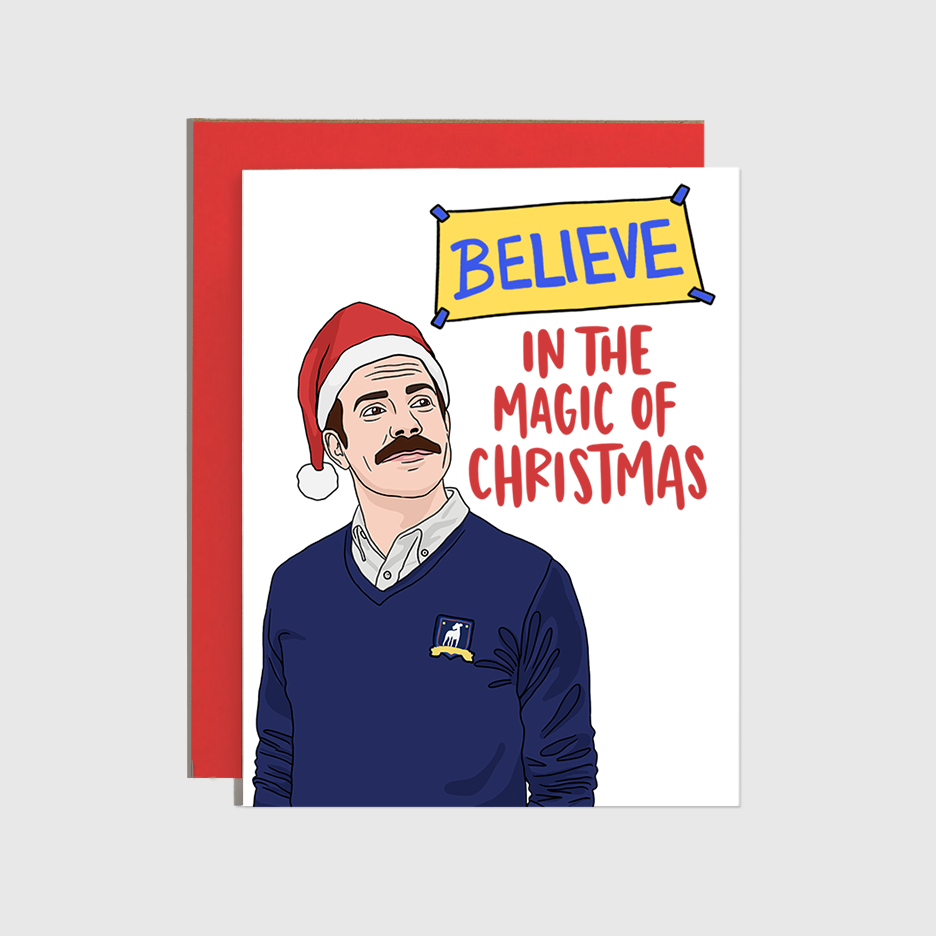 Believe in the Magic of Christmas Holiday Card