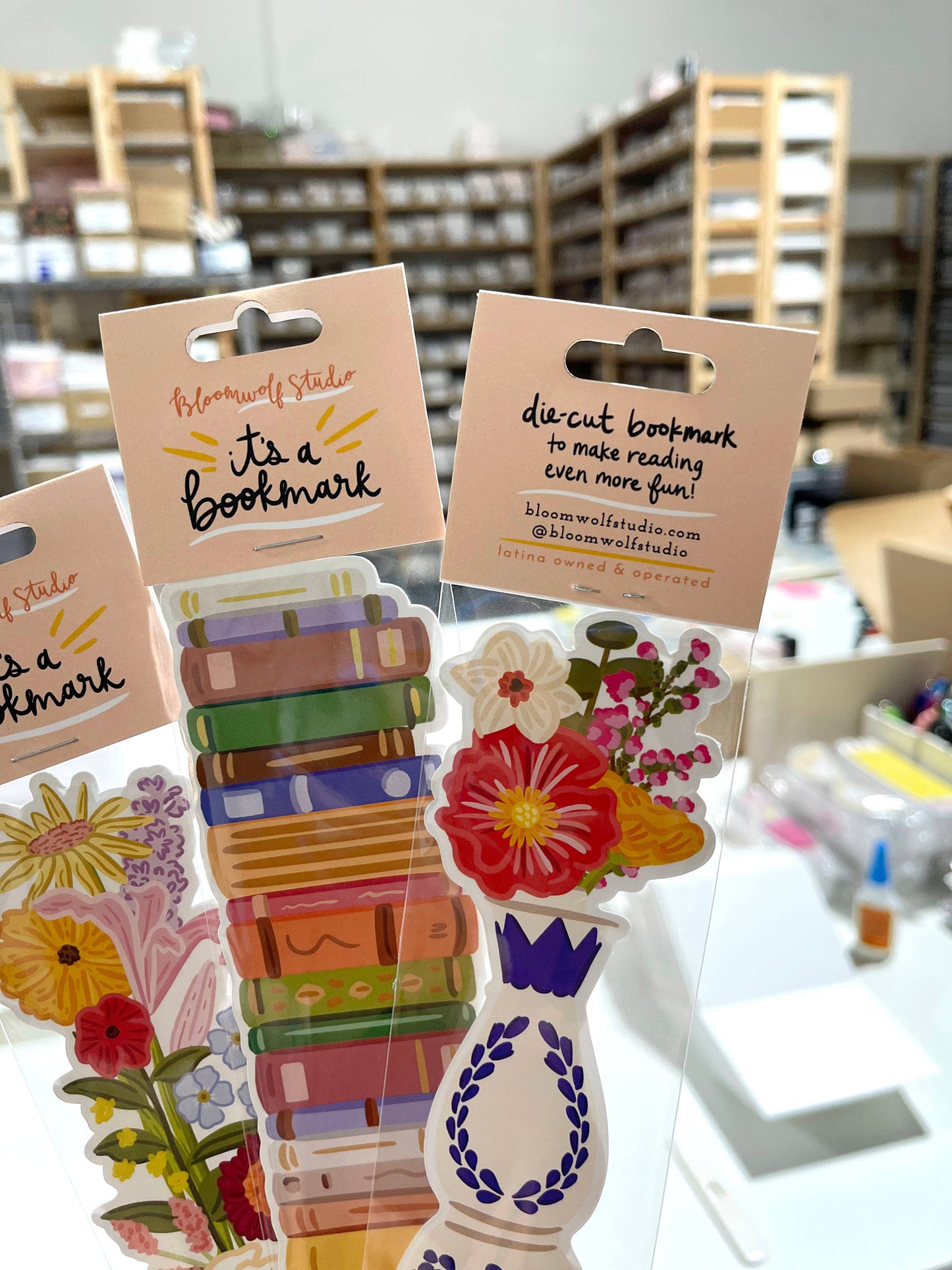 Gems Die Cut Bookmark