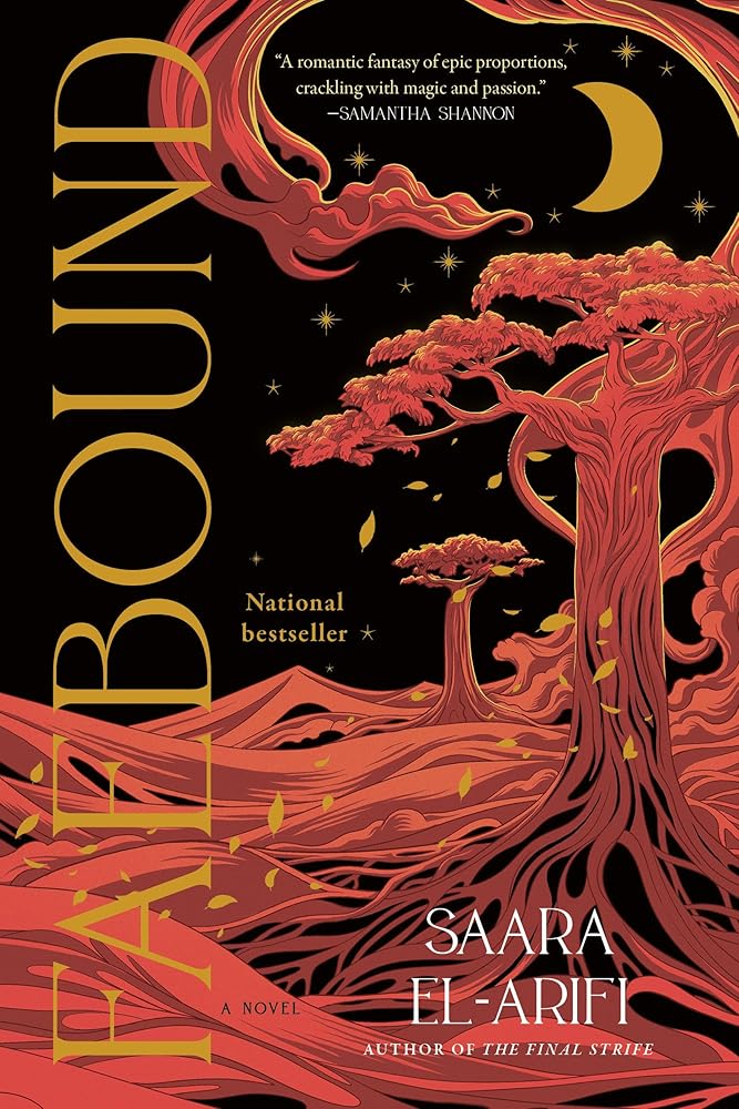 Big Tome Energy Book Club AUGUST - Faebound by Saara El-Arifi