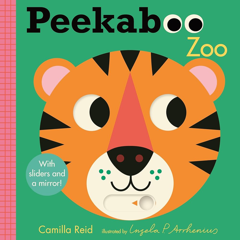 Peekaboo: Zoo: (An Interactive Board Book for Babies & Toddlers with Mirror & Sliders to Push, Pull, or Turn. Cute Zoo Animal Artwork Includes a Rhino, Hippo, Camel, & More.) (Peekaboo You) cover image