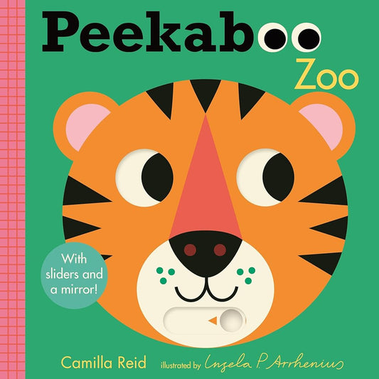 Peekaboo: Zoo: (An Interactive Board Book for Babies & Toddlers with Mirror & Sliders to Push, Pull, or Turn. Cute Zoo Animal Artwork Includes a Rhino, Hippo, Camel, & More.) (Peekaboo You) cover image
