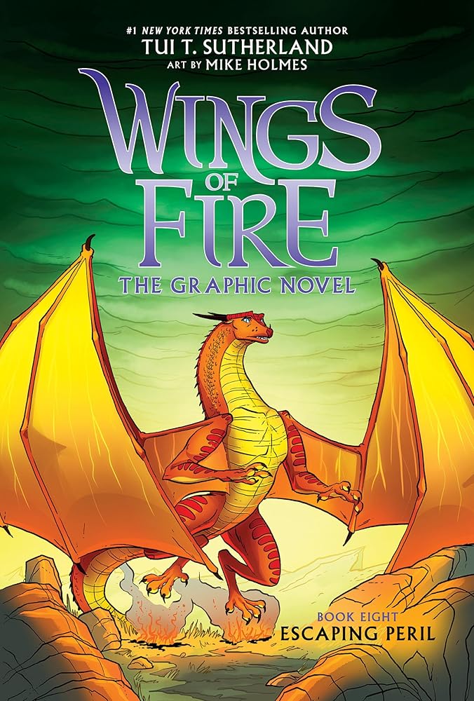 Escaping Peril: A Graphic Novel (Wings of Fire Graphic Novel #8) (Wings of Fire Graphix) cover image