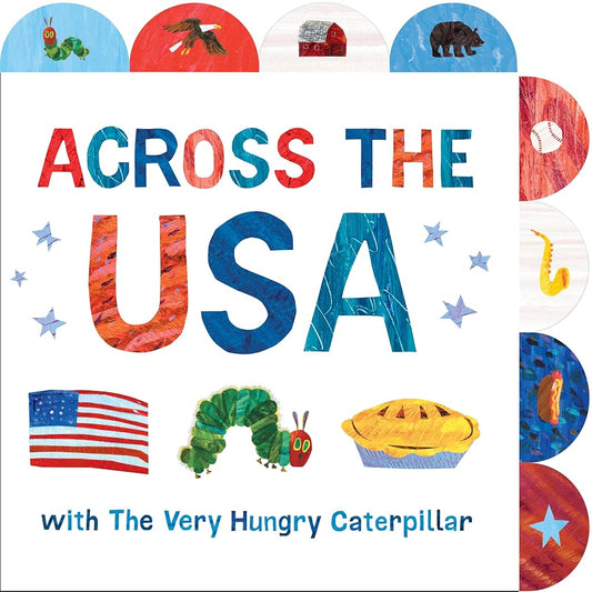 Across the USA with The Very Hungry Caterpillar: A Tabbed Board Book cover image