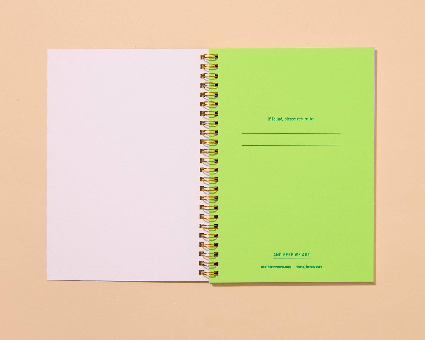 Letterpress A5 Spiral Notebook—Strawberry (Colorful Berries)