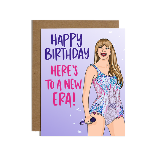 Taylor Swift Here's To A New Era Birthday Card