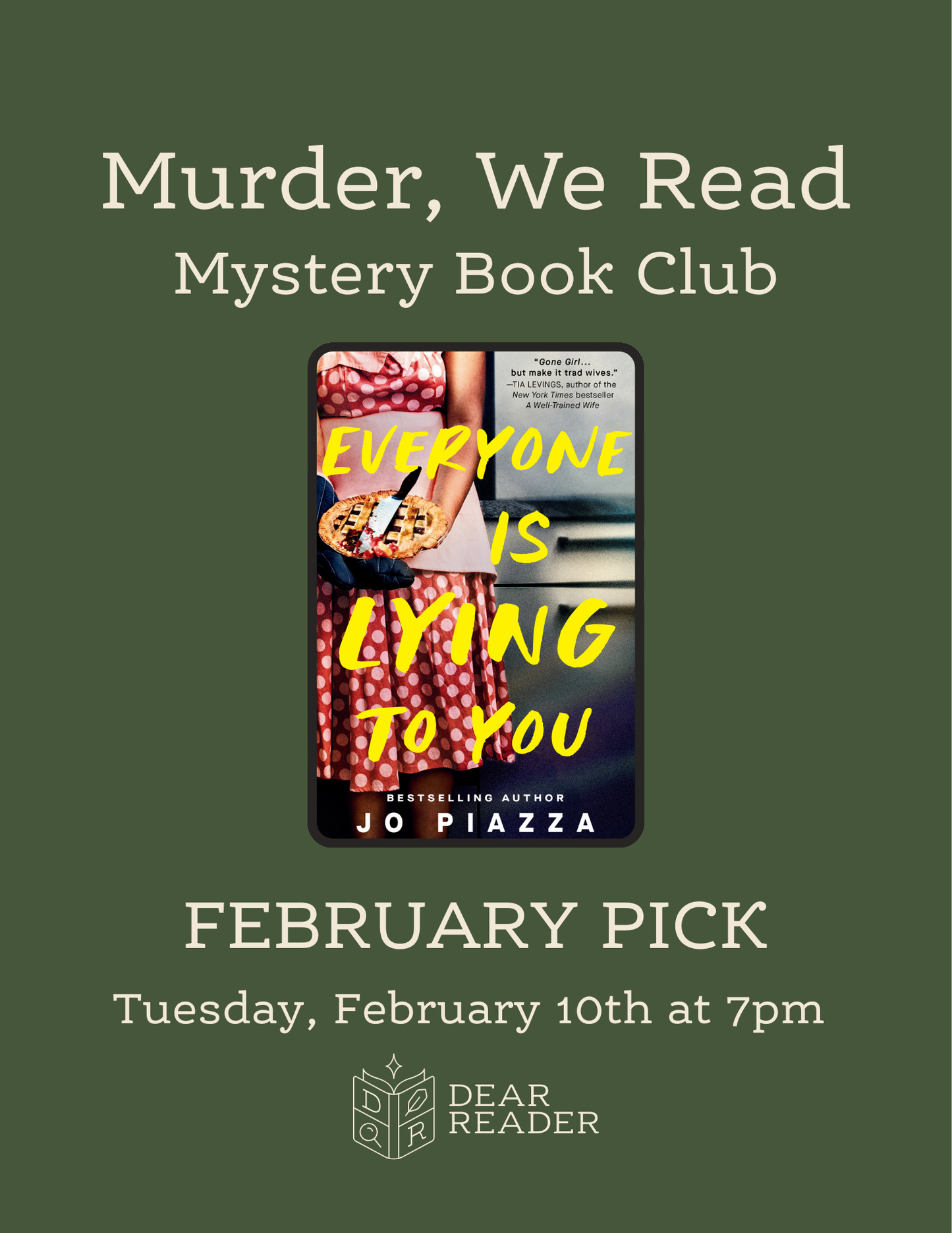 Murder, We Read Book Club - February Pick
